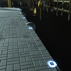 Solar Lights for Snap Dock | Floating PWC Ports in Key Biscayne 